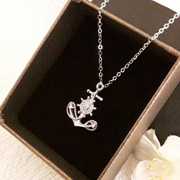 Jewelry - D12 NEW S925 Good Luck Nautical Anchor